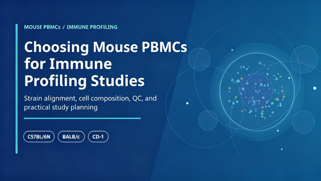 Choosing Mouse PBMCs for Immune Profiling Studies
