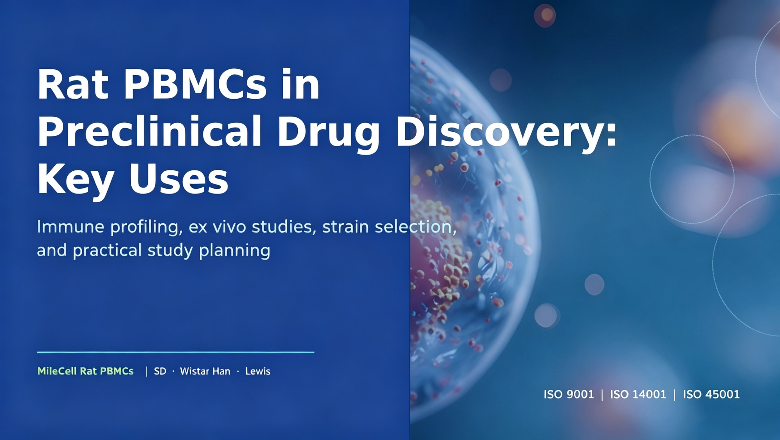 Rat PBMCs in Preclinical Drug Discovery: Key Uses